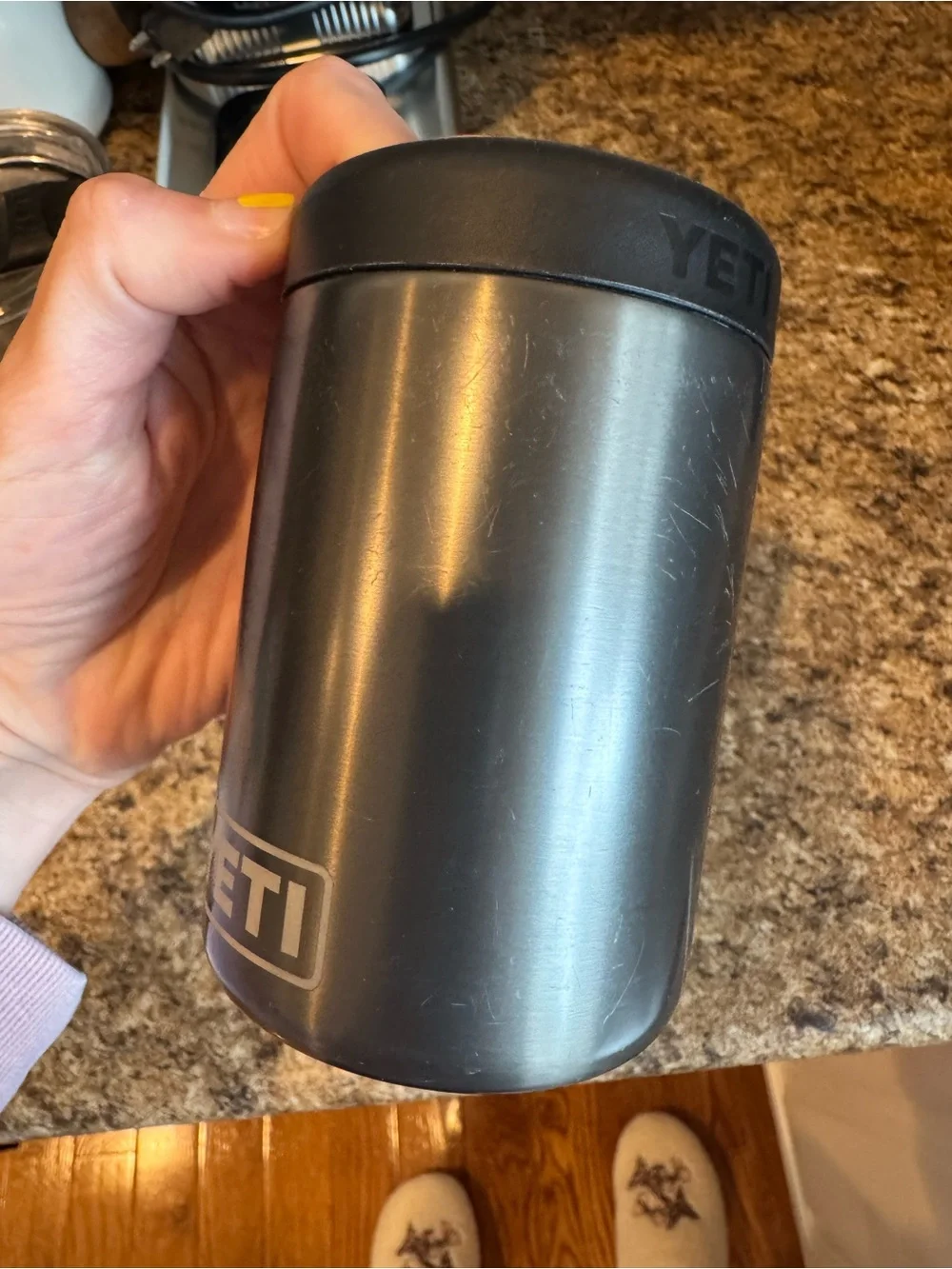 YETI Black Stainless Tumbler & Can Insulator Set